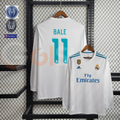 2017/18 Real Madrid Retro Home Jersey #11 Bale UCL
